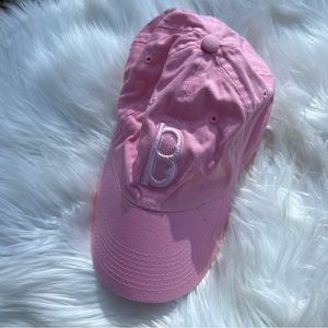 Bay State Apparel Pink Boston Baseball Cap